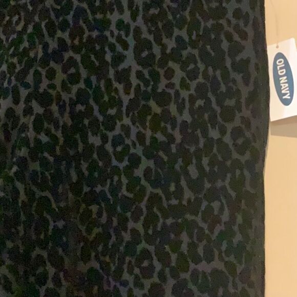 NWT Old Navy Black High-Waisted Stevie Leopard-Print Pants Small - Picture 12 of 15